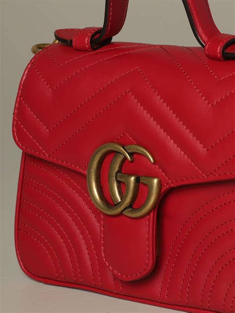 gucci multi color bags red|red gucci small bag.